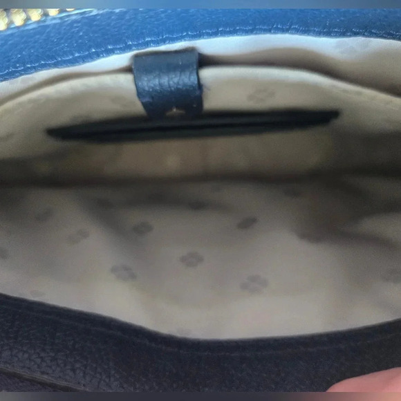 Kate Spade Margaux Lemons Convertible Crossbody Navy Blue Purse - Picture 5 of 11